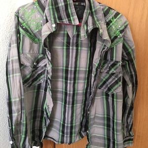 Cowgirl hardware button up